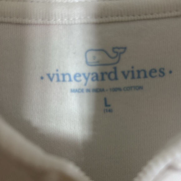 NWT Girls small quarter zip white Vineyard Vines - Picture 4 of 5